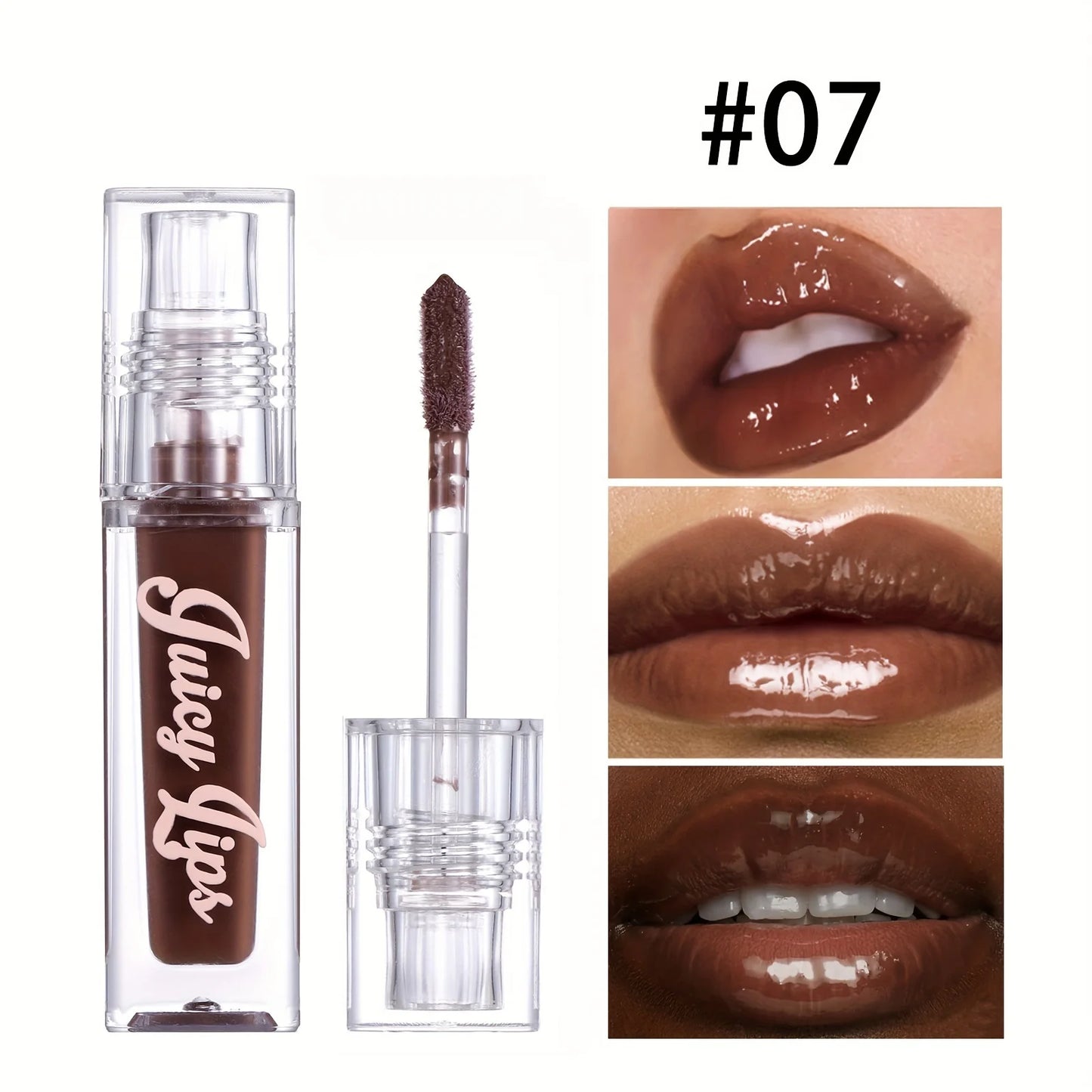 Hydrating Crystal Lip Oil — Plumping Gloss with Tinted Shades