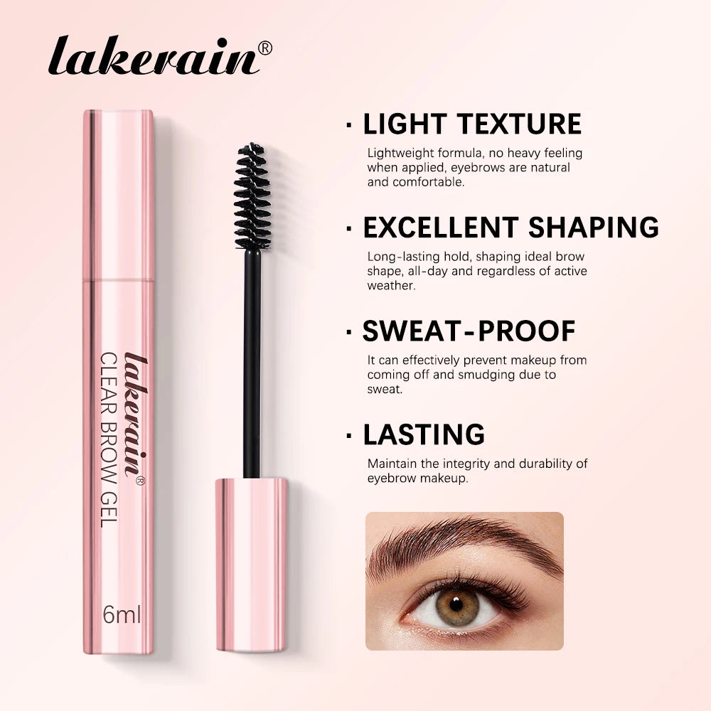 Clear Brow Setting Gel — All-Day Hold, Zero Crunch