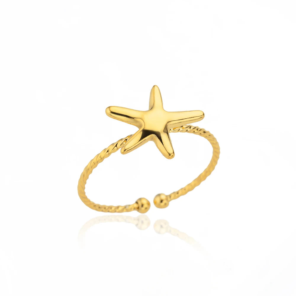 The Ring That Never Fades — Adjustable Gold Band, Waterproof