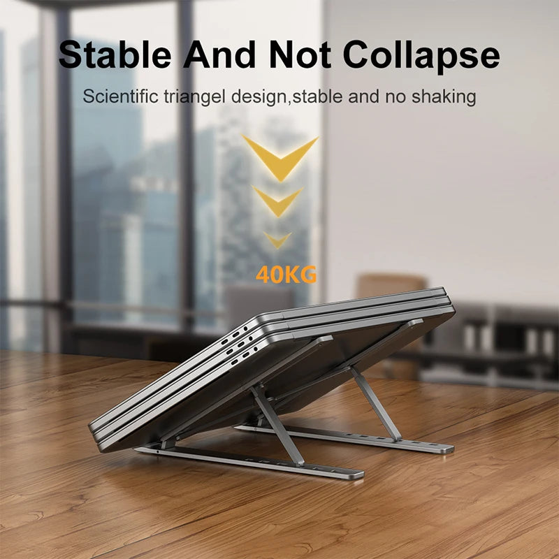 Foldable Aluminum Laptop Stand