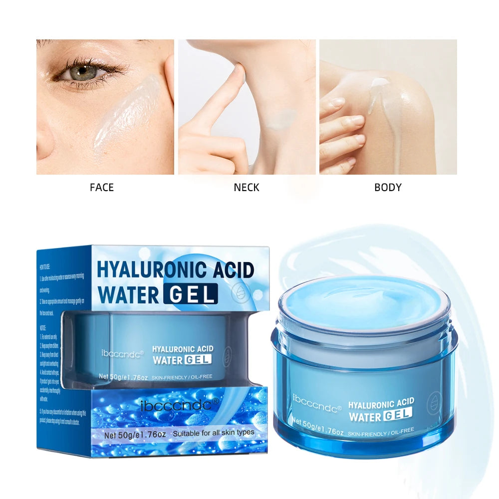 Hyaluronic Water Gel Moisturizer — All-Day Hydration for Dry Skin