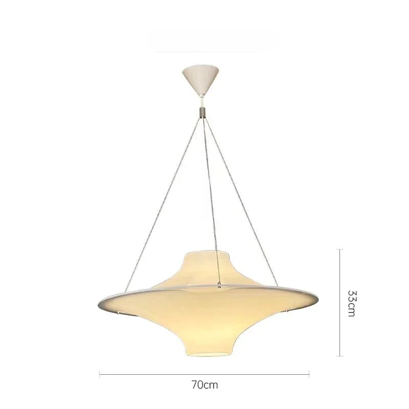 Nordic minimalist LED pendant light designer restaurant study living room French cream style bedroom home decor Light fixture