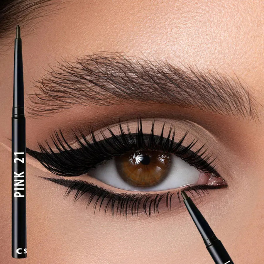Waterproof Black Eyeliner Pencil (5-Pack) — Smudge-Proof All Day