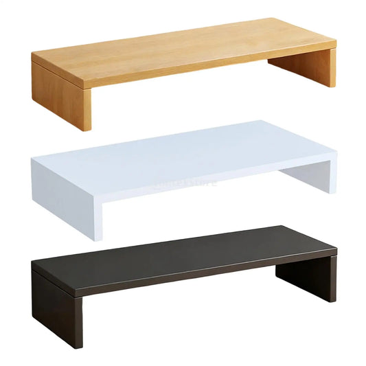 Wooden Monitor & Desk Organizer Stand