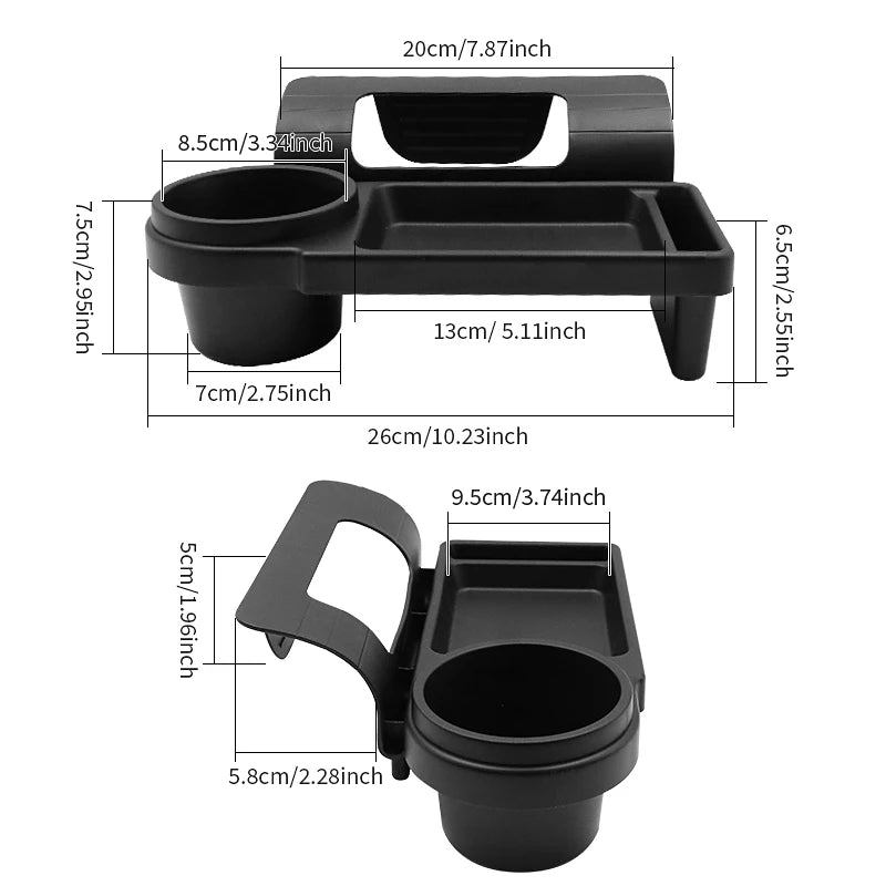 Car Door Organizer with Cup Holder