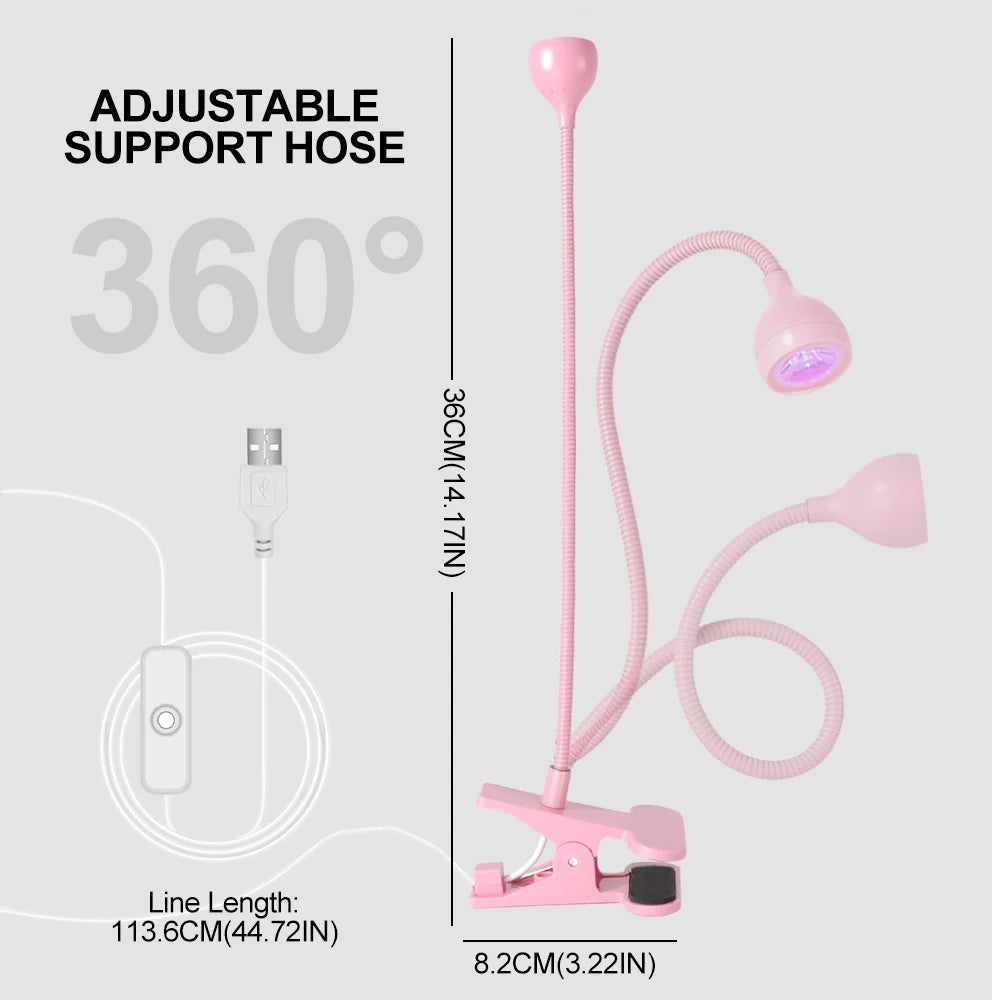 Portable LED UV Nail Lamp — Fast-Cure Gel Polish Dryer