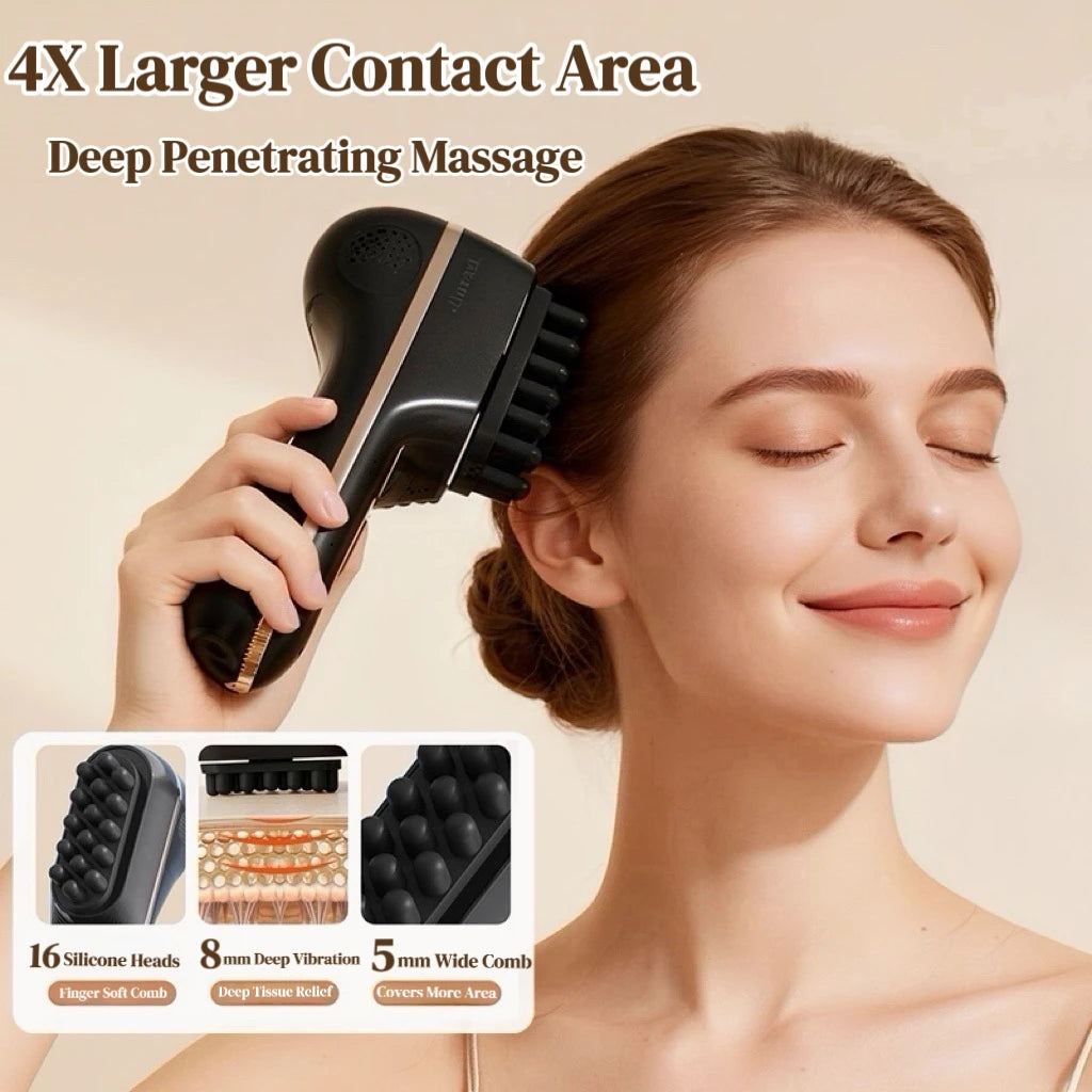 Electric Scalp Massage Comb — Stimulates Hair Growth