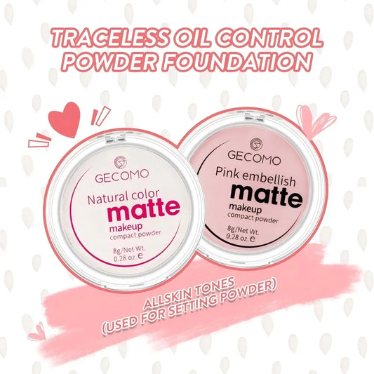 Mattifying Compact Powder — 12-Hour Shine Control