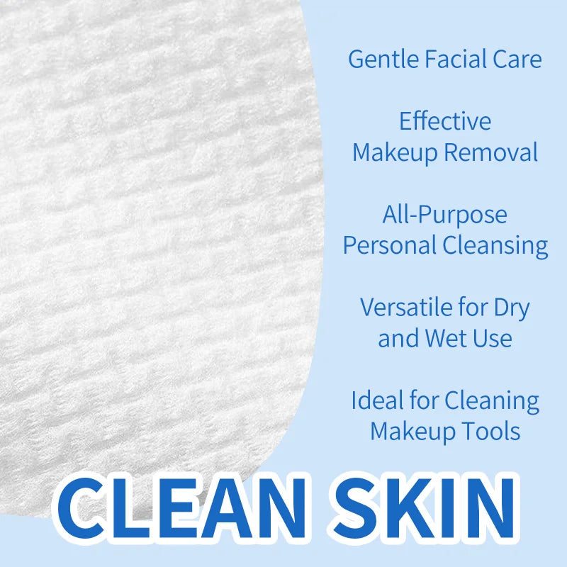 Thick Disposable Cleansing Towels — Effortless Clean On the Go