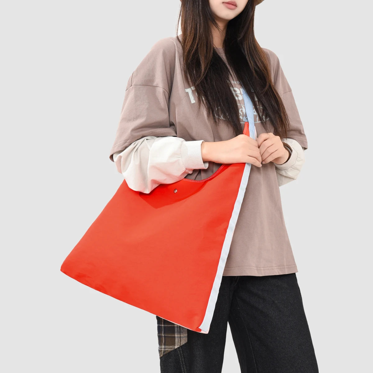 Large Capacity Travel Tote — Casual Commuter Shoulder Bag