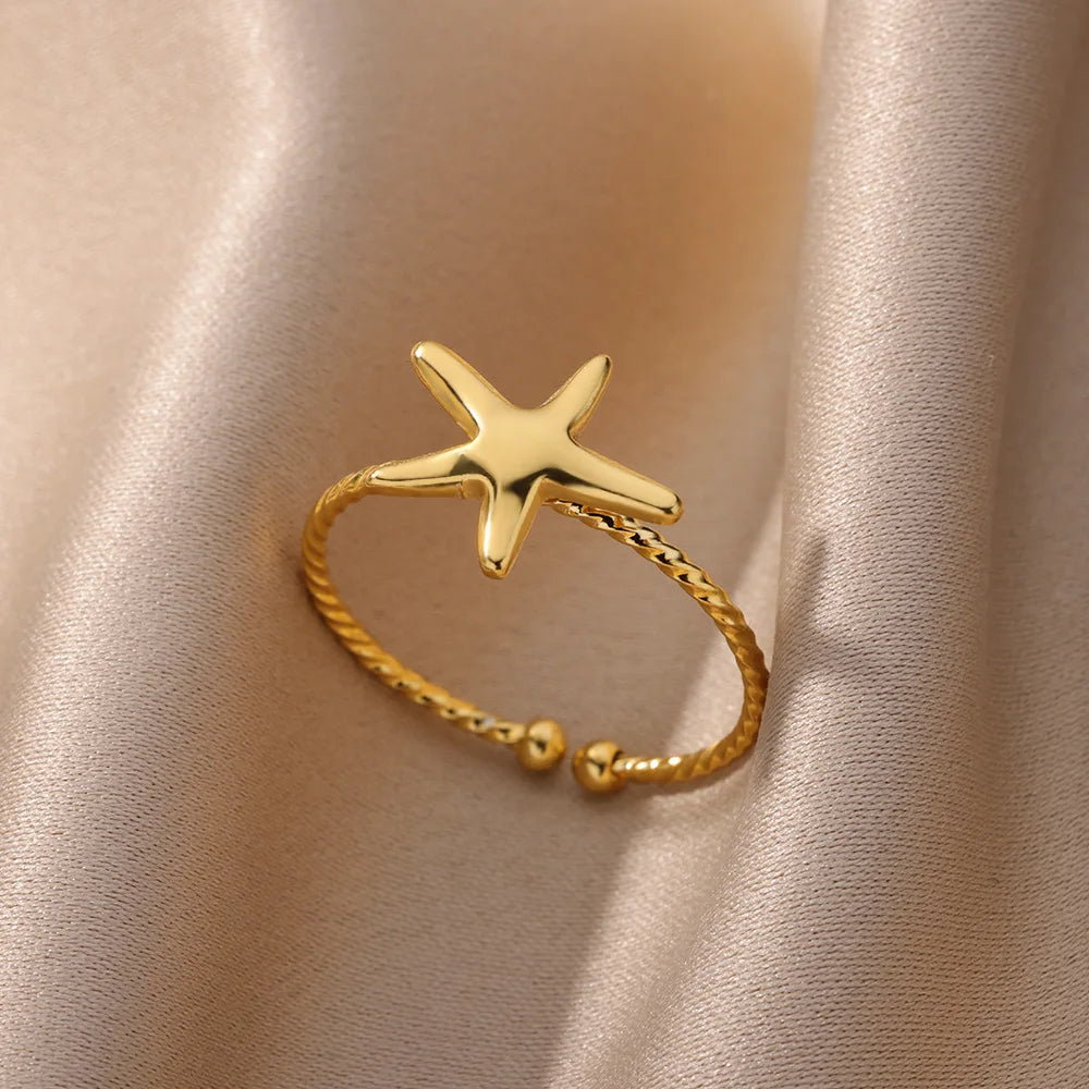 The Ring That Never Fades — Adjustable Gold Band, Waterproof