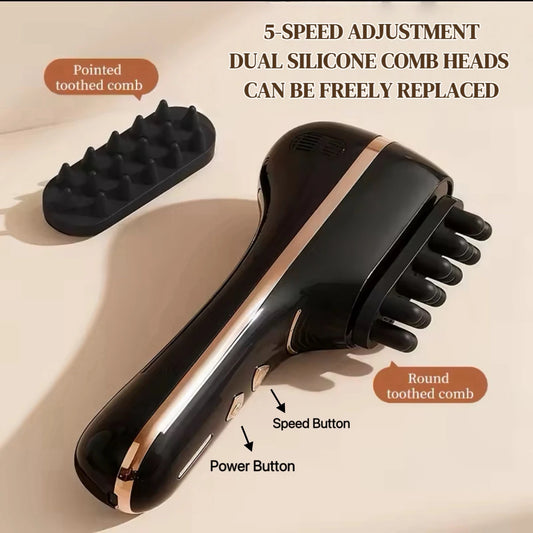 Electric Scalp Massage Comb — Stimulates Hair Growth