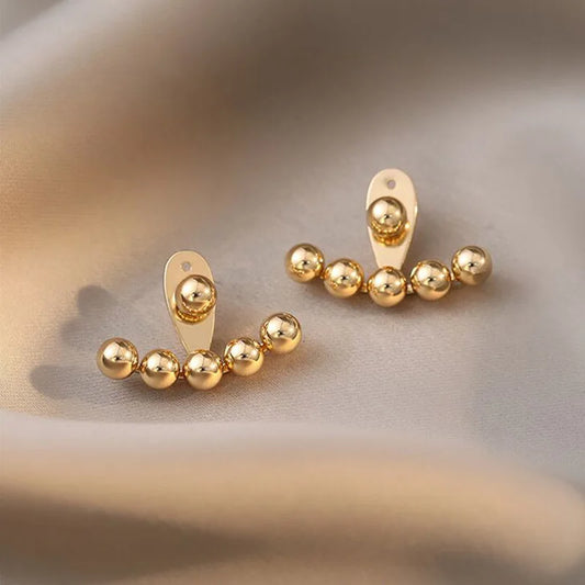 The Studs You Never Think About Again — Beaded Gold, Waterproof