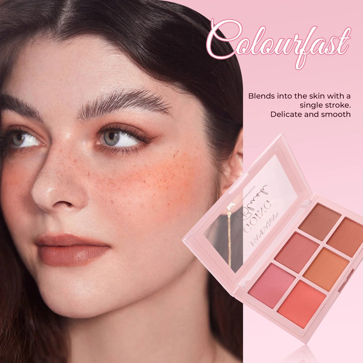 Matte Blush Palette — Highly Pigmented, Long-Lasting Color