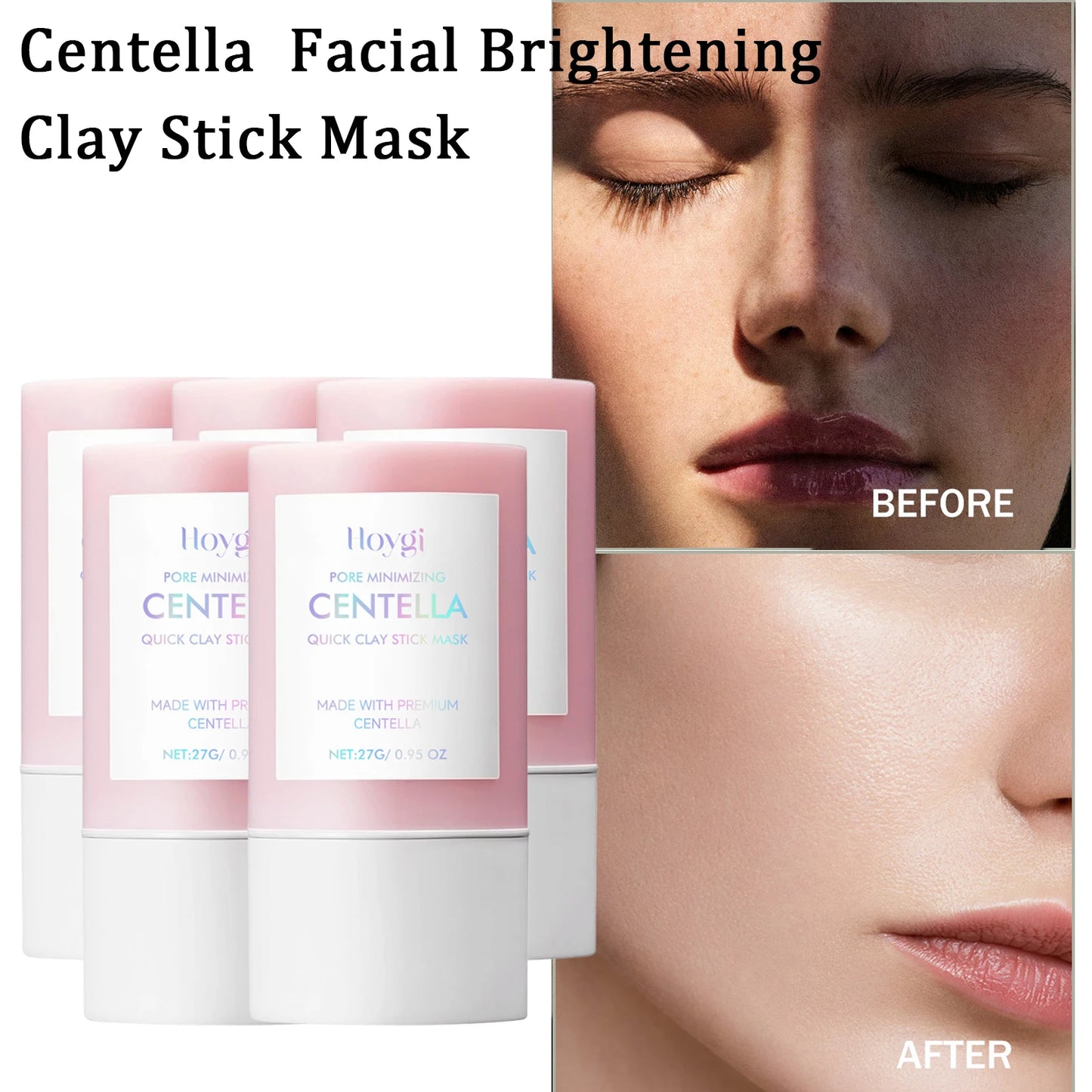 Centella Clay Stick Mask — 5-Minute Glow, Zero Mess