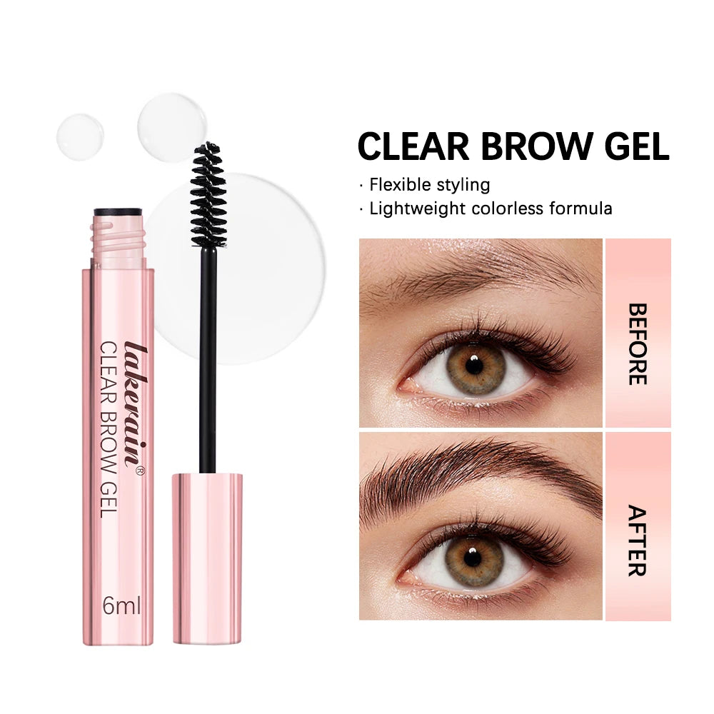 Clear Brow Setting Gel — All-Day Hold, Zero Crunch