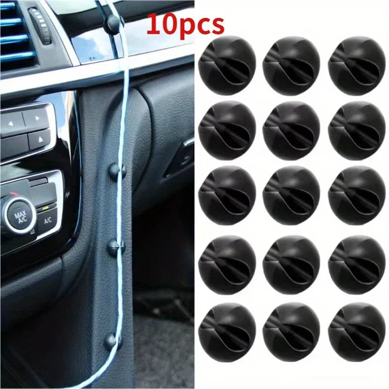Car Cable Clip Organizer (10-Pack)