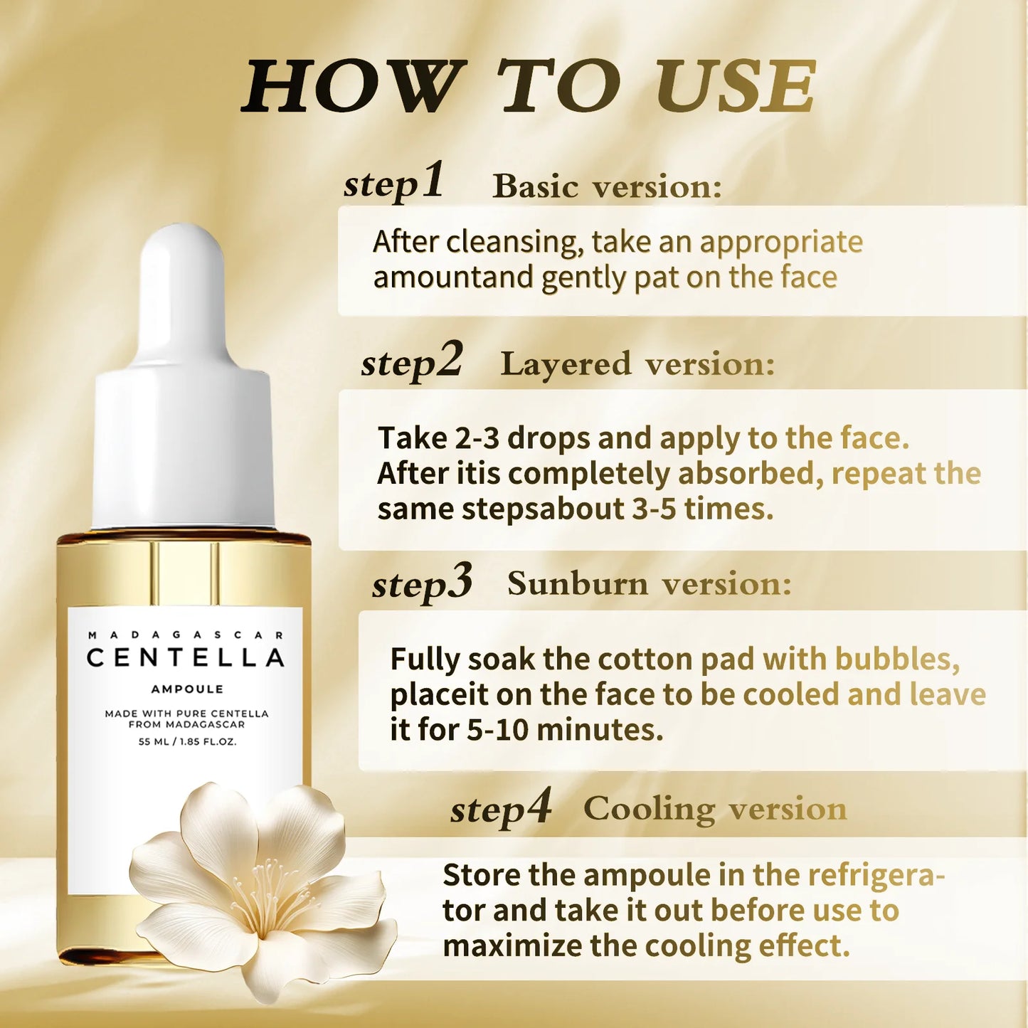 Madagascar Centella Soothing Serum — Calm for Sensitive Skin