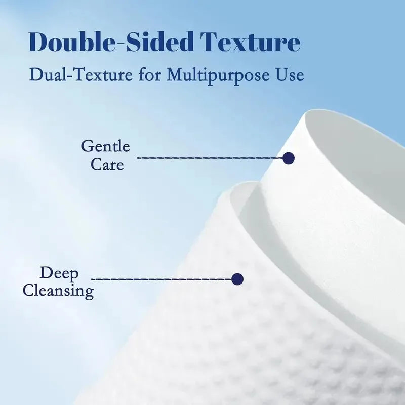 Thick Disposable Cleansing Towels — Effortless Clean On the Go