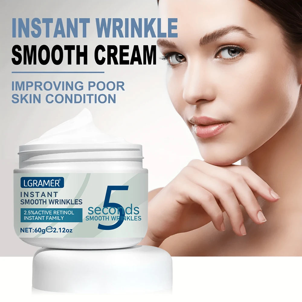 Retinol Anti-Wrinkle Cream — Instant Firming Effect in 5 Seconds