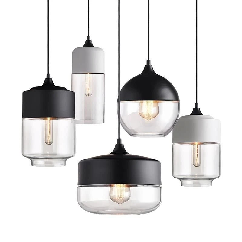 Nordic Pendant Lights Modern Glass Hanging Lamp for Restaurant Living Bedroom Indoor Decoration Lighting Luminaire Suspension