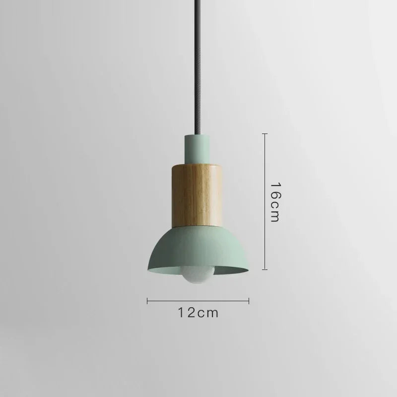 2025 Nordic Wood Pendant Light For Kitchen Restaurant Hanging Lamp Bedroom Bedside Wooden Ceiling Chandeliers Modern Lighting Ho