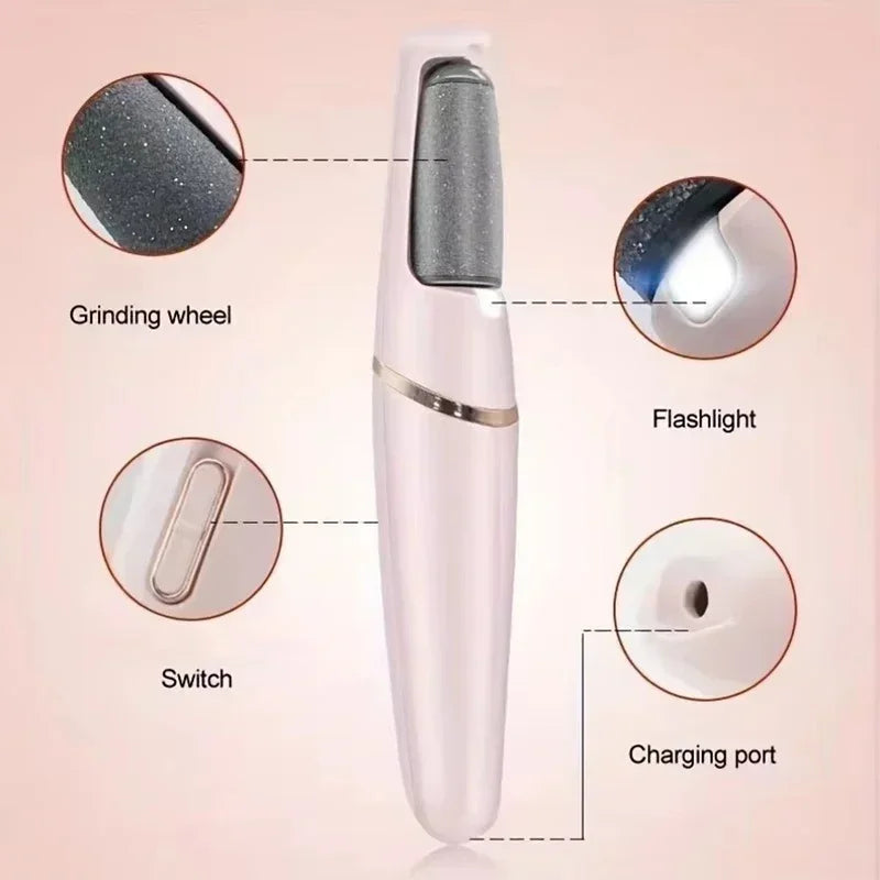 Electric Foot Callus Remover — Rechargeable & Waterproof