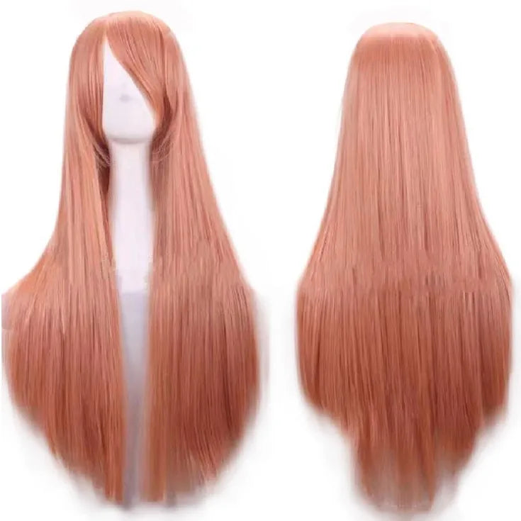 80cm Cosplay Wig — Long Straight Style in Bold Colors