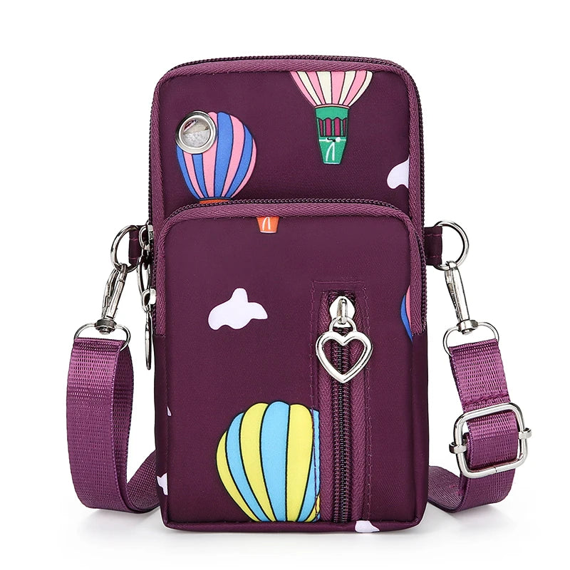 Compact Crossbody Purse — Phone, Card & Cash Essentials Bag
