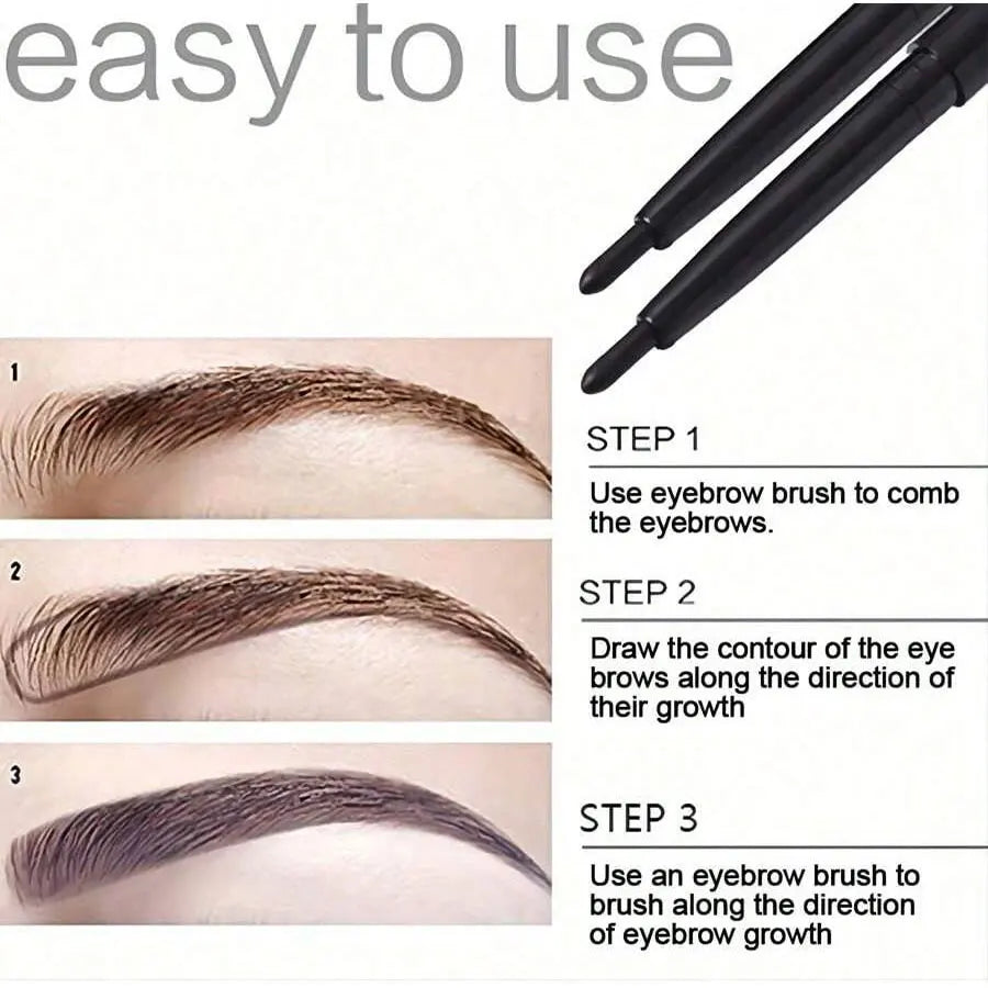 Waterproof Black Eyeliner Pencil (5-Pack) — Smudge-Proof All Day