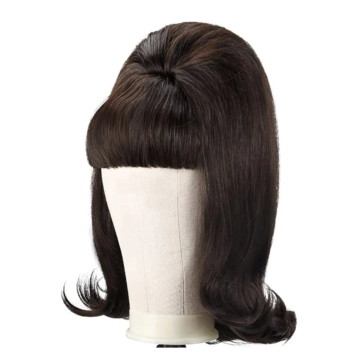 Vintage Bangs Wig — 14" Short Straight Style for Everyday & Costume
