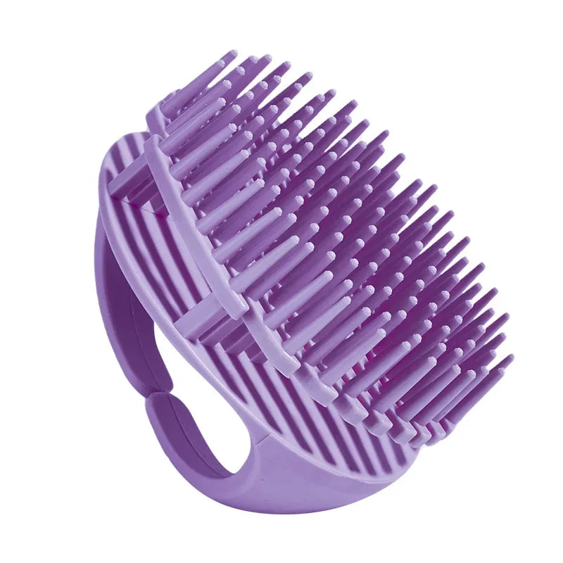 Silicone Scalp Massager Brush — Deep Clean and Relax