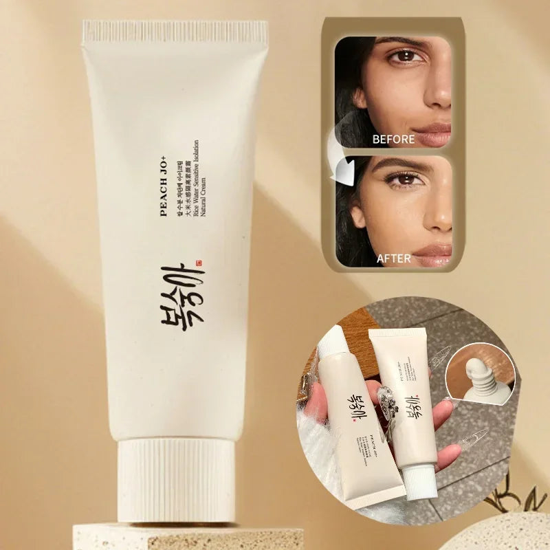 Rice Sunscreen Primer — Korean-Style Glow & Makeup Prep