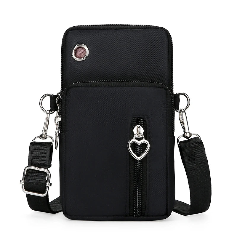 Compact Crossbody Purse — Phone, Card & Cash Essentials Bag