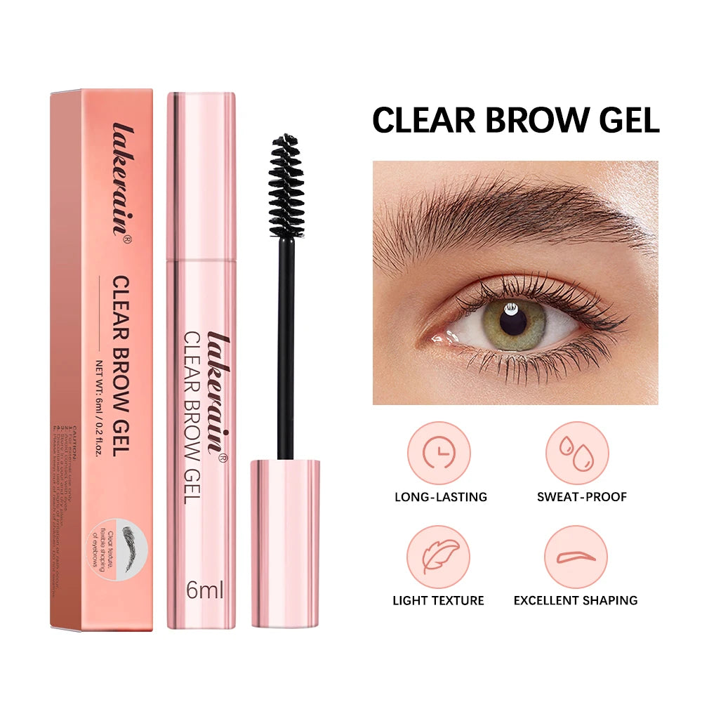 Clear Brow Setting Gel — All-Day Hold, Zero Crunch
