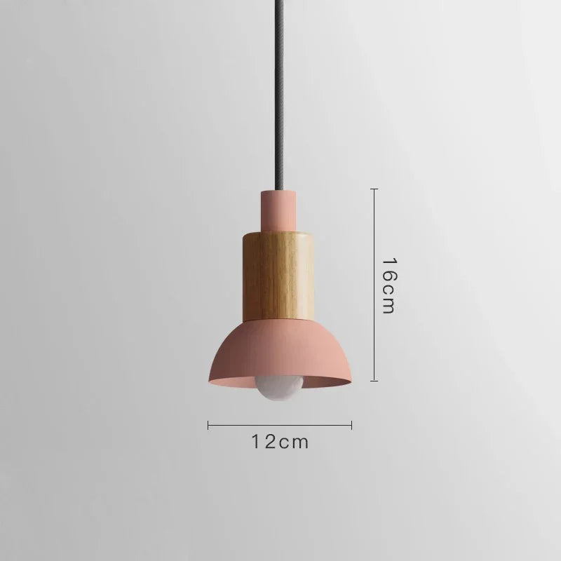 2025 Nordic Wood Pendant Light For Kitchen Restaurant Hanging Lamp Bedroom Bedside Wooden Ceiling Chandeliers Modern Lighting Ho