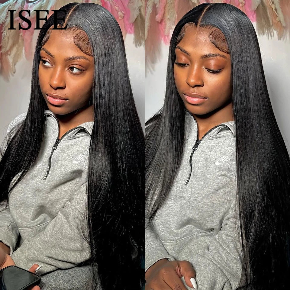 ISEE Hair Lace Front Wig — Pre-Bleached, Pre-Plucked Human Hair