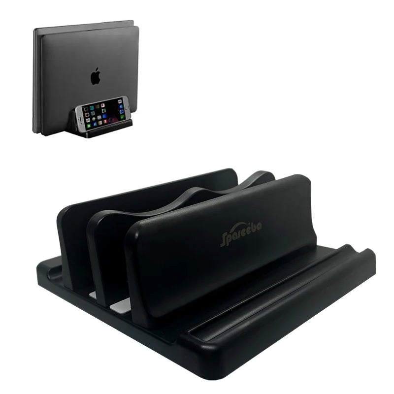 Space-Saving Vertical Laptop Stand