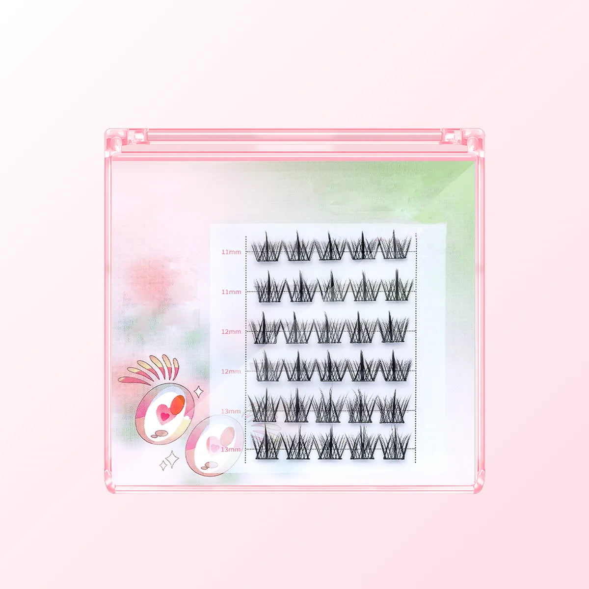 Glue-Free False Lashes — Natural Wispy Look, No Mess