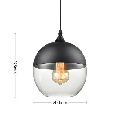 Nordic Pendant Lights Modern Glass Hanging Lamp for Restaurant Living Bedroom Indoor Decoration Lighting Luminaire Suspension