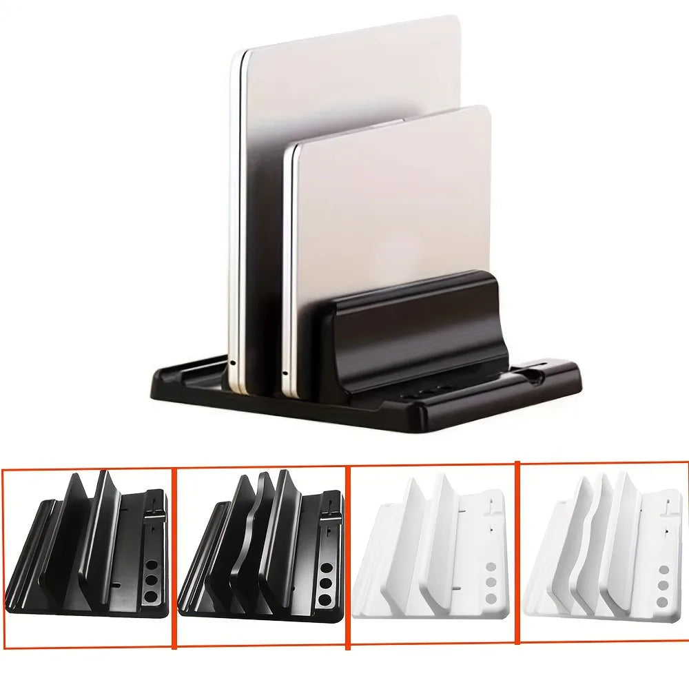 Vertical Laptop & Tablet Stand (Dual-Slot)