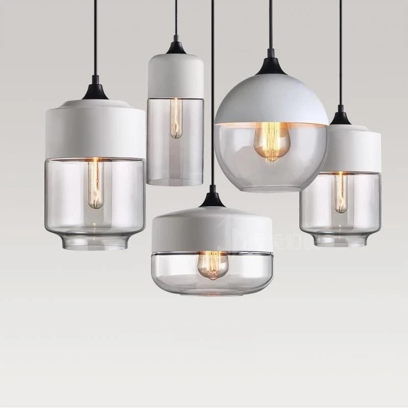 Nordic Pendant Lights Modern Glass Hanging Lamp for Restaurant Living Bedroom Indoor Decoration Lighting Luminaire Suspension