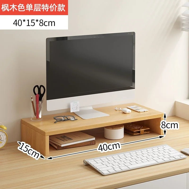 Monitor Riser & Keyboard Storage Stand