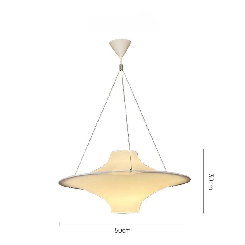 Nordic minimalist LED pendant light designer restaurant study living room French cream style bedroom home decor Light fixture