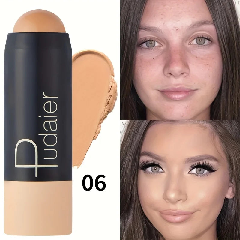 2-in-1 Foundation & Concealer Stick — Full Coverage, Waterproof