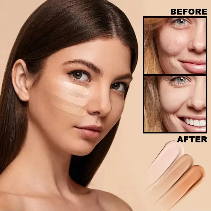 14-Color Matte Concealer Stick — Long-Lasting Full Coverage