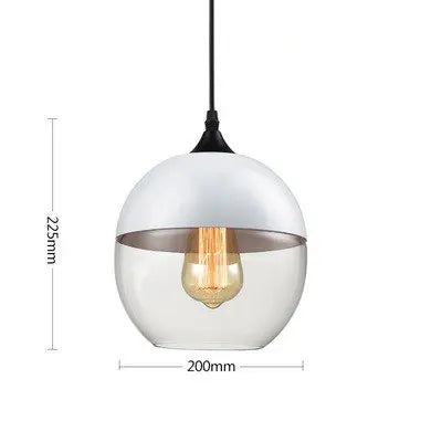 Nordic Pendant Lights Modern Glass Hanging Lamp for Restaurant Living Bedroom Indoor Decoration Lighting Luminaire Suspension