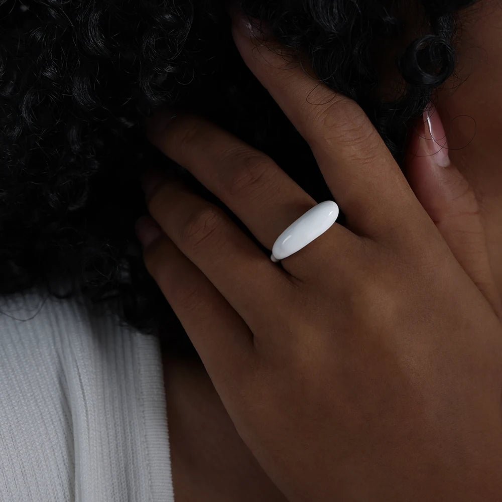 The Ring That Gets Noticed First — Enamel Color, Waterproof