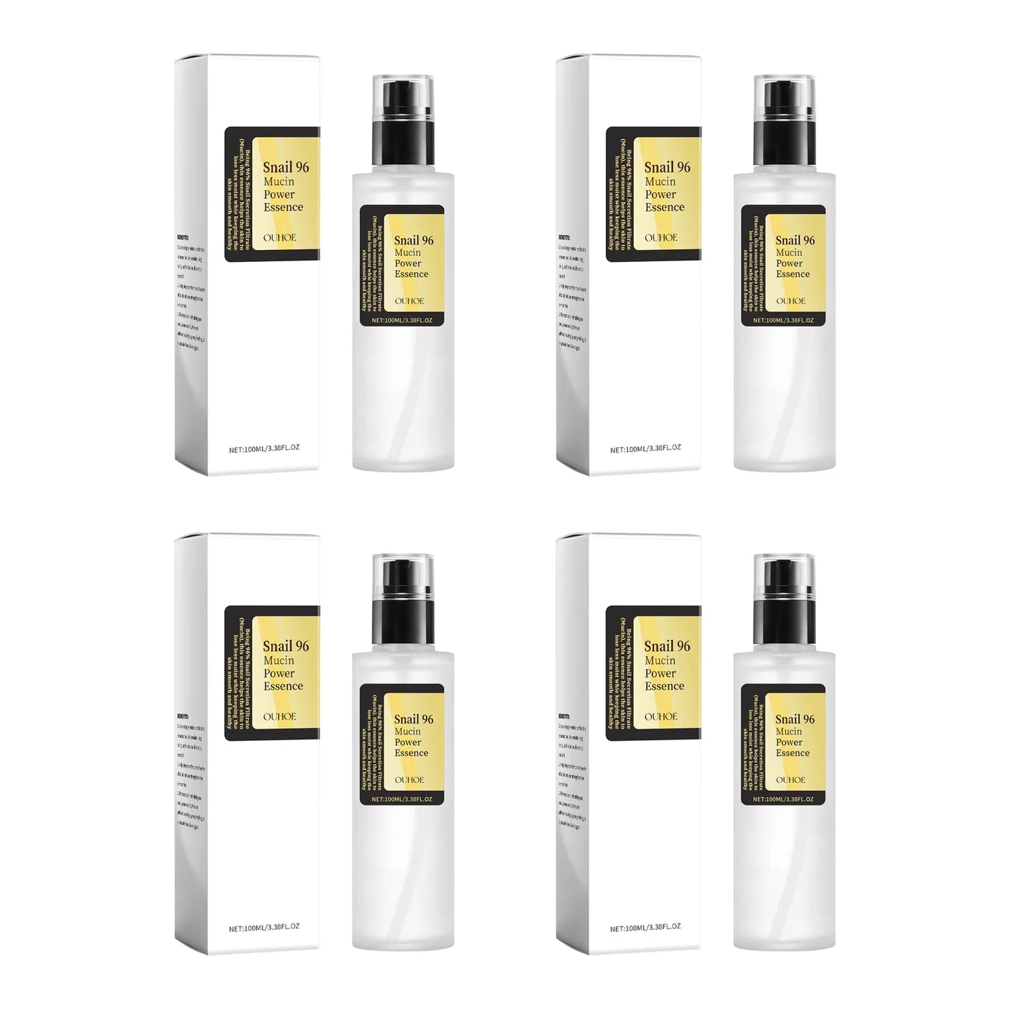 96% Snail Mucin Power Essence — Korean Hydration & Firming