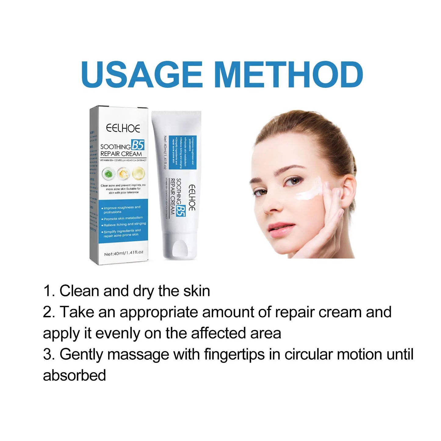 Centella Asiatica Repair Cream — Hydrates, Refines Pores & Soothes Skin